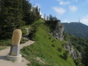 Auf der Nocksteinscharte mit Blick zum Gaisberg