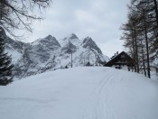 Wir erreichen die Ostpreußenhütte auf 1630 m Seehöhe