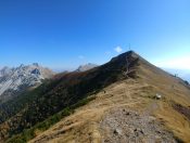 Blick zurück auf den Polster