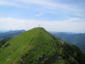 Der Gipfelbereich am Regenspitz in der Osterhorngruppe