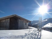 Gemütliche Skitour zur Rockfeldalm in der Goldberggruppe