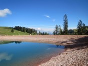 Der Rote Marmorsee auf der Loferer Alm