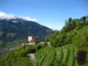 Schloss Thurnstein eingebettet in eine idylische Landschaft