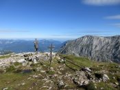 Herrlicher Ausblick vom Scheibstein auf die Berchtesgadener Alpen