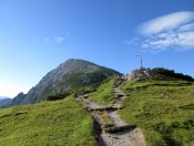 Der lange Anstiegsweg auf de Schneibstein