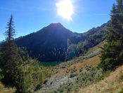 Blick auf den Schoberspitz und dem Untersee