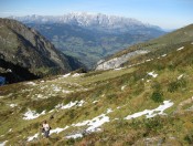 Vom Schuflickersee zum Gipfel mit dem Hochkönig im Hintergrund