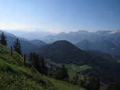 Blick auf den Seewaldsee - Dachstein im Hintergrund
