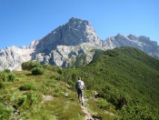 Dem Selbhorn entgegen - der höchste Gipfel in der Bergwelt Steinernes Meer