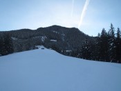 Nur noch wenige Meter bis zum Gipfelhaus am Ronachkopf