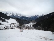 Blick auf Werfenweng - Rechts gehts in die Wengerau