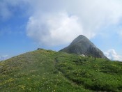 Der abweisende Gipfelgrat vom Stadelstein
