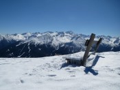 Am Stubnerkogel angekommen genießen wir den Blick auf die Ankogelgruppe