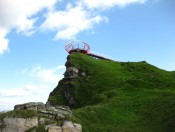 Die Aussichtsplattform Glocknerblick auf dem Stubnerkogel im Gasteinertal