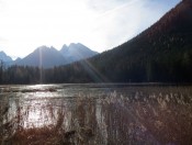 Auf dem Soleleitungsweg zum Taubensee in den Berchtesgadener Alpen