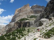 Im Val Travenanzes - umgehben von beeindruckenden Felswänden der Dolomiten