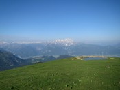 Wandern am Trattberg in den frühen Morgenstunden