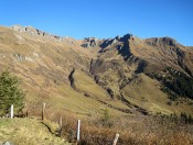 Blick auf die Türchlwand in der Goldberggruppe