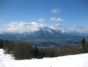 Blick auf den Untersberg vom Rauchenbichl