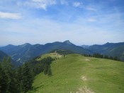 Der breite Rücken von der Feichtensteinalm Richtung Regenspitz