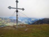 Im Gipfel blicken wir in das Salzachtal