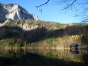 Am Hinteren Langbathsee im Salzkammergut