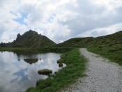 Die Hirschkarspitze umgeben von einer bizzaren Felslandschaft