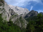 Blick auf den Watzmann vom Wimbachtal aus