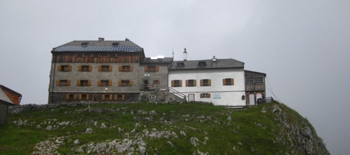 Das Watzmannhaus am Fuße des Watzmann