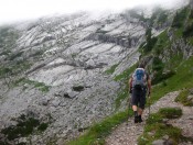 Der Anstiegsweg zum Watzmannhaus