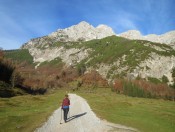 Wir wandern dem Werfener Hochthron entgegen