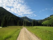 Blick vom Ausgangspunkt in der Eisenerzer Ramsau zum Wildfeld