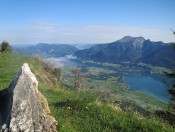 Blick auf den Wolfgangsee sowie den berühmten Schafberg