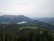 Blick auf den Salzburger Untersberg und Salzburg