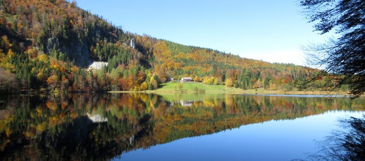 Der Laudachsee im Salzkammergut