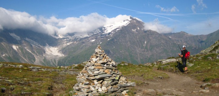 Blick von der Bockhartscharte zum Hocharn