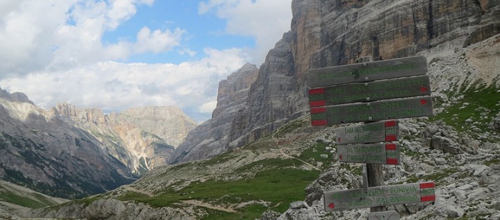Wanderung rund um die Tofana di Rozes in den Ampezzaner Dolomiten