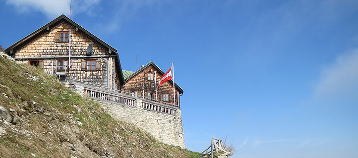 Wanderung zum Purtschellerhaus in den Berchtesgadener Alpen