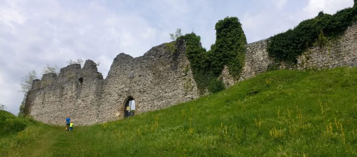 Die Ruine Plainburg nahe Großgmain