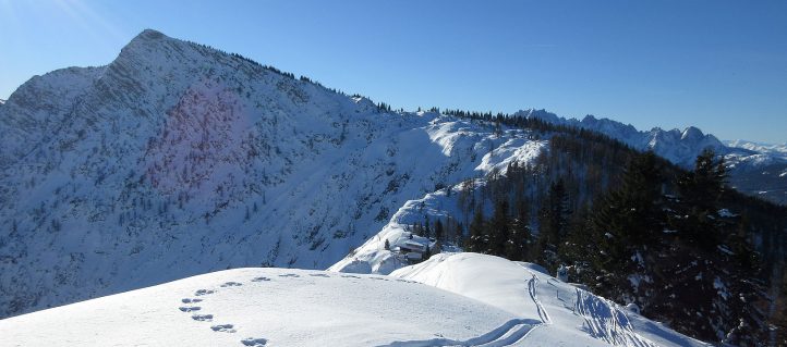 Skitour auf die Goiserer Hütte und zum Sonnwendstein