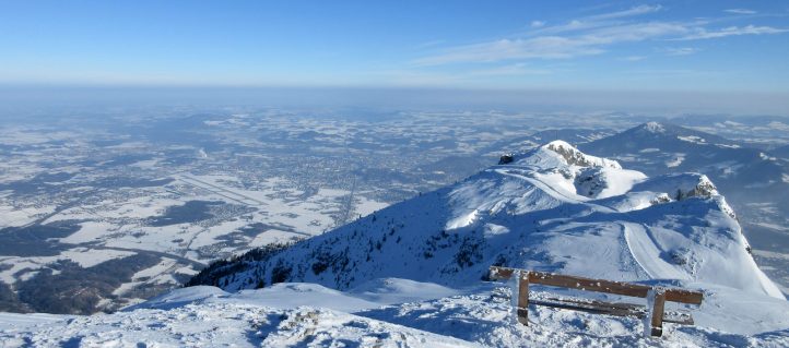 Skitour auf den Salzburger Hochthron (Untersberg) in den Berchtesgadener Alpen